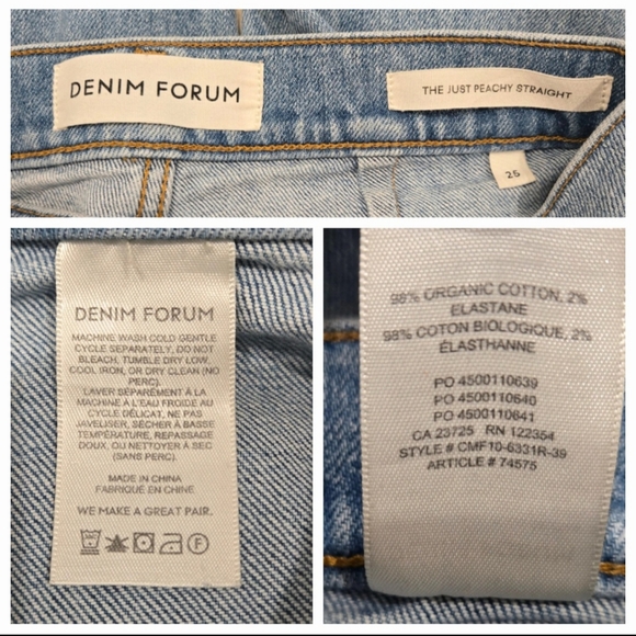 Denim Forum Blue Cropped Jeans - Picture 9 of 9